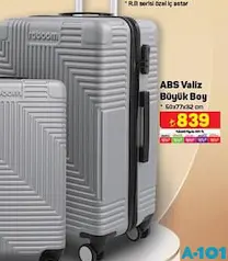 RABOOM ABS VALİZ BÜYÜK BOY RABOOM ABS VALİZ BÜYÜK BOY